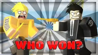 I 1v1'd JymbowSlice on Roblox Arsenal..