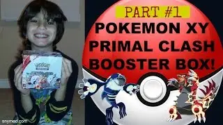 Pokemon XY Primal Clash Booster Box Opening PART 1! Jenna Em Channel
