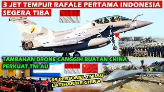 3 JET TEMPUR RAFALE PERTAMA RI DITERBANGKAN KETANAH AIR AWAL 2026, DRONE CH-4 TNI AU BATCH KEDUA