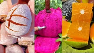 Ultimate Fruit Cutting Skills 🍉 | Satisfying & Relaxing Fruit ASMR Compilation