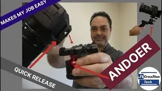 Andoer Mini Ball head for tripod Review / I need it for Vlogging / JV CreaZion Tech