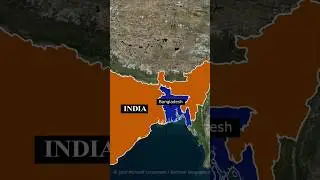 Strange border between India and Bangladesh #upsc #facts #bangladesh #india
