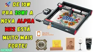 Laser Grava e Corta Precisão! Veja a Algolaser Alpha MK2 em Ação!