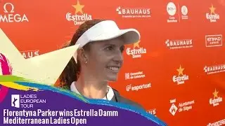 Florentyna Parker wins Estrella Damm Mediterranean Ladies Open