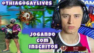 FREE FIRE AO VIVO 🦄SALINHAS COM O CHAT VEM -  LIVE 33