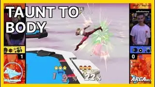 Taunt to body (8VSsmash) | Smash Melee Highlights