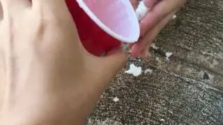 Diaper snow!