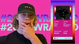 REACTING To My SPOTIFY 2020 WRAPPED!!!