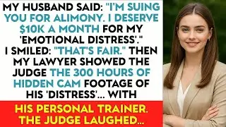 My Husband Said： ＂I'm Suing You For Alimony. I Deserve $10k A Month For My 'Emotional Distress'.＂