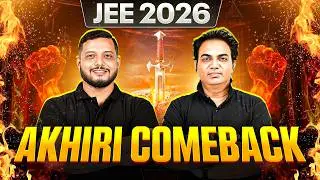 JEE 2026 Strategy 🔥The Comeback Blueprint by Top Faculties | Physics Wallah