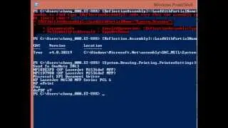Access .NET Assembly In Windows PowerShell