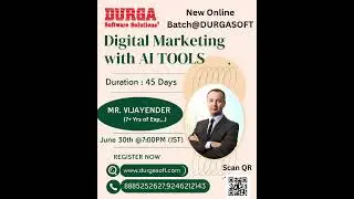 🎯 New Online Batch @DURGASOFT