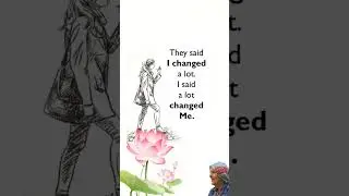 I changed Myself #motivation #quotes #change #shorts