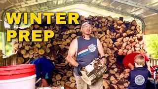 Winter Prep on the Homestead | Faith, Family & Firewood