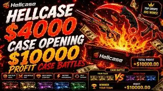 HELLCASE $4000 CASE OPENING 📦🔥 $10000 PROFIT CASE BATTLES