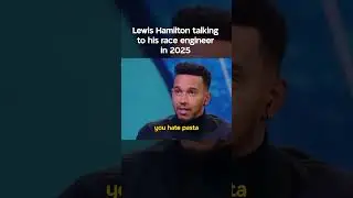 Lewis Hamilton talking to his race engineer in 2025 #F1 #shorts