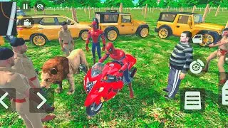 Car Bike Game: Franklin ordered an Indian Tractor and drives a new Indian Police SUV in the game
