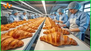 How 1,200,000 Croissants Are Made Every Day | Inside the Factory Process