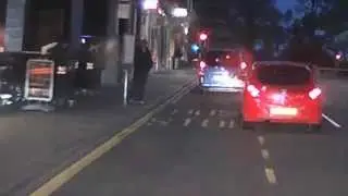 Idiot throws a drink at pensioner waiting for a bus - Aberdeen