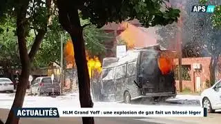 HLM Grand Yoff : une explosion de gaz fait un bless&eacute; l&eacute;ger