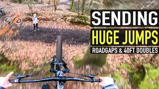 HUGE ROAD GAPS AND MASSIVE JUMPS AT A SECRET TRAIL SPOT!