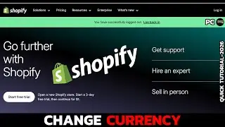 How to Change Currency in Shopify.com Account (2026 Tutorial)?