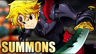 Just Some Blue Demon Meliodas Summons! | Seven Deadly Sins Grand Cross Global