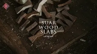 woodworking project suar wood slabs, dining table suar wood process ( coming soon )