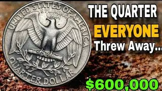 Top 6 Most Valuable Washington Quarter Dollar Coins Ever Discovered Worth Thousands of Dollars
