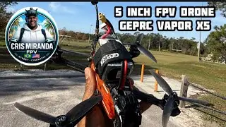 (Analog!😎) Flying a 5 Inch FPV Drone Freestyle (GepRC Vapor X5)