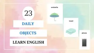 Learn Daily Objects In English For Kids & Adults | Vocab For Common Daily Items | Beginners English