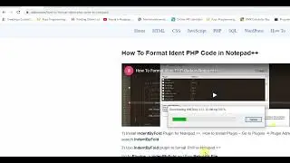 How To Format Ident HTML or XML Code in Notepad++