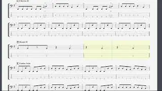 Van Halen - Atomic Punk Bass TAB