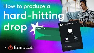 How to produce a hard hitting drop in BandLab's free web Studio (BandLab Tutorial)