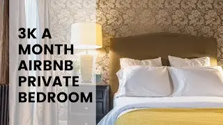 Airbnb listing tour of private bedroom making @3k a month