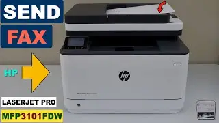 How to Send Fax With HP Laserjet Pro MFP-3101fdw All-in-one printer ?