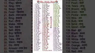 📚 150 Speaking Meaning Words ll English Word-Meaning ll #shorts #study #words #meaning #english #ssc