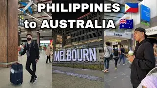 My Flight From Philippines to Australia | First International Travel | International Student 🇵🇭🇦🇺