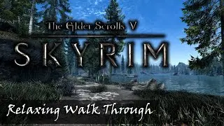 Skyrim Relaxing Walk Through Falkreath | 4K Ultra Modded Ambience & Music (2 Hours)