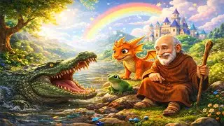 The Dragon and the Old Man | 3D Animated Moral Story for Kids | Rafsan&rsquo;s Tales. Part-1