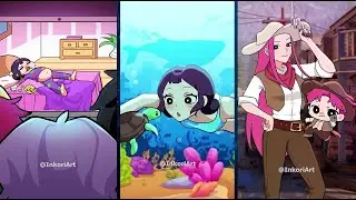 Jinu and Rumi Compilation &ndash; What's that on Zoey's head | Demon Slayer Kpop