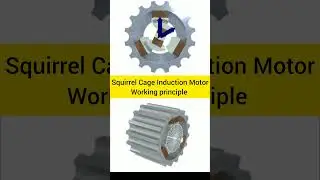 how electromagnetic induction creates motion #3d #animation #Shorts