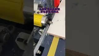 Small edge banding machine, edge banding, trimming and polishing.
