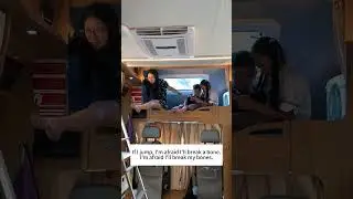 The RV's on fire... 