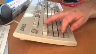 Dell AT101W Typing Sample