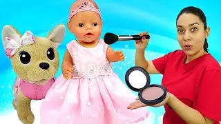 Chi Chi Love feiert ihren Geburtstag. Puppen Video f&uuml;r Kinder mit Baby Born
