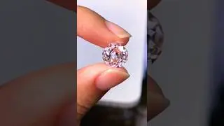 Watch the final stage of turning a rough diamond into a dazzling gem! #gemstones #polisheddiamond