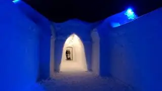Walking Through Quebec&rsquo;s Ice Hotel ❄️          Part  2