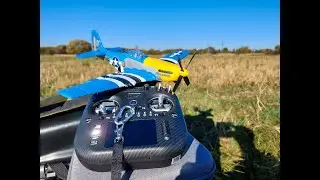 P-51D Mustang  - mini warbird Volantex V2 400 mm with Radiomaster TX15 Max 20-10-2025