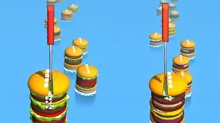 Burger Slice! Very satisfying and relaxing ASMR slicing game